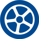 blue tire icon