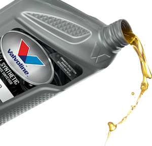 Valvoline oil change pouring