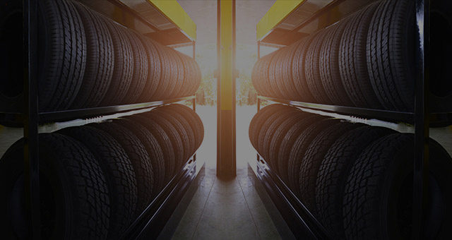 Row of tires