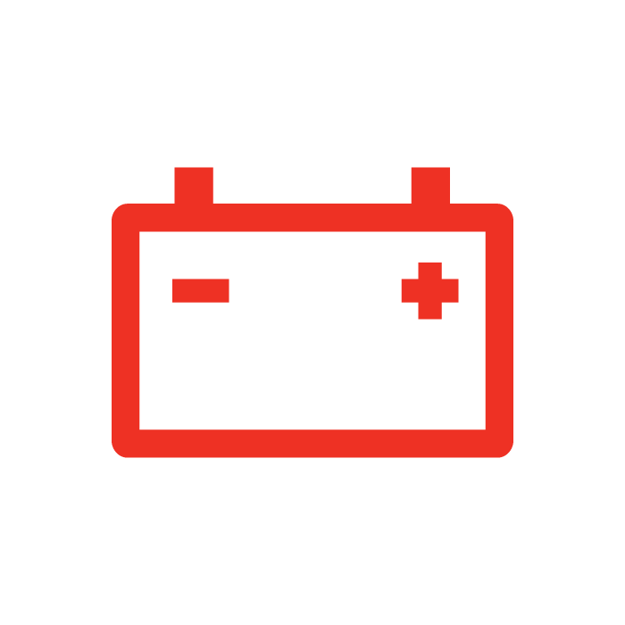 battery charge dashboard light icon