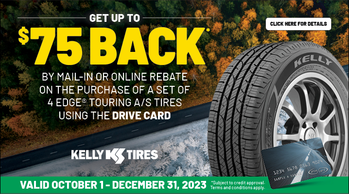 $75 Back Kelly Tires