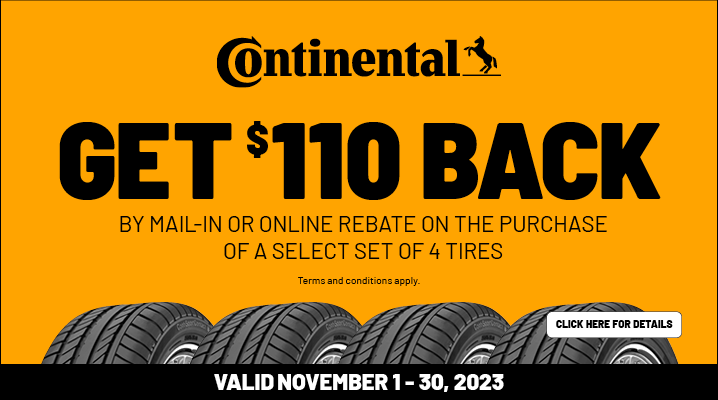 Continental Rebate - Get $110 Back