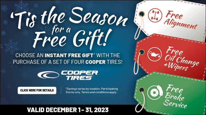 Cooper Instant Free Holiday Gift