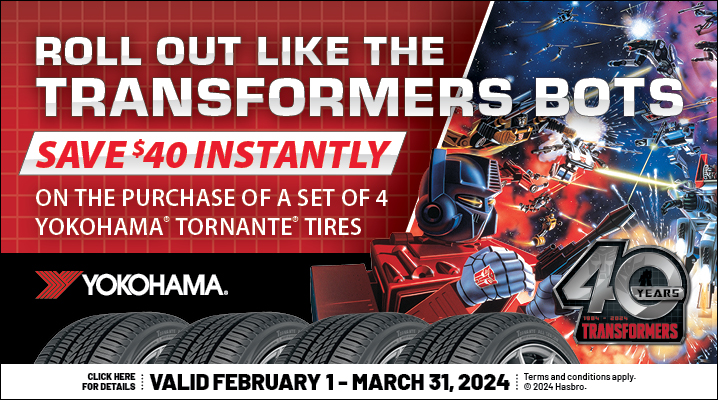 yokohama promotion with transformers image