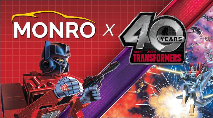 Monro with Transformers 40th anniversary