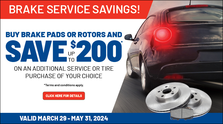 Brake Service Savings Save Up to $200