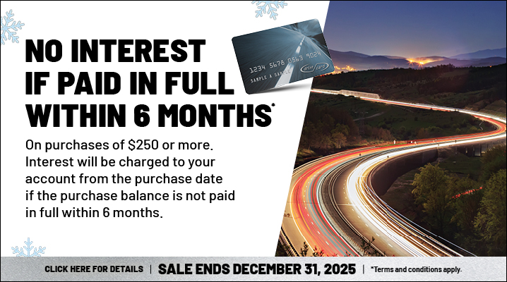 Drive Card with NO interest