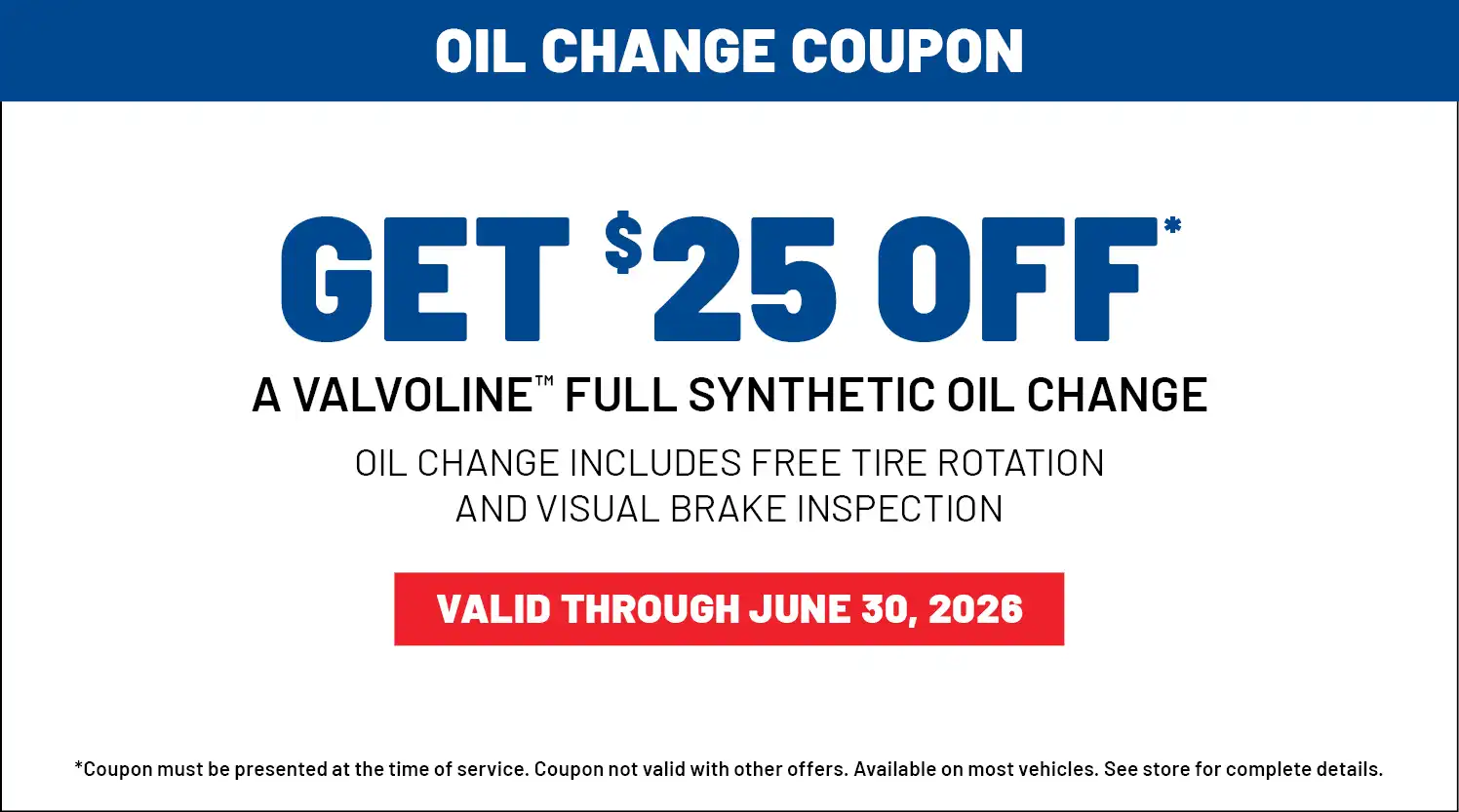 0626_OilChangeCoupon_25OFF_718x400