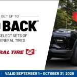 Get up to $90 back with General tires